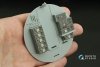 Quinta Studio QD32234 Boeing B-17E/F Radio operator's compartment. 3D-Printed coloured Interior on decal paper (HK models) 1/32
